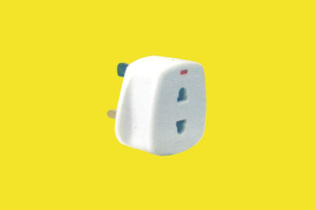 2 PIN ADAPTOR WITH FUSE TRANSFER 13A PIN